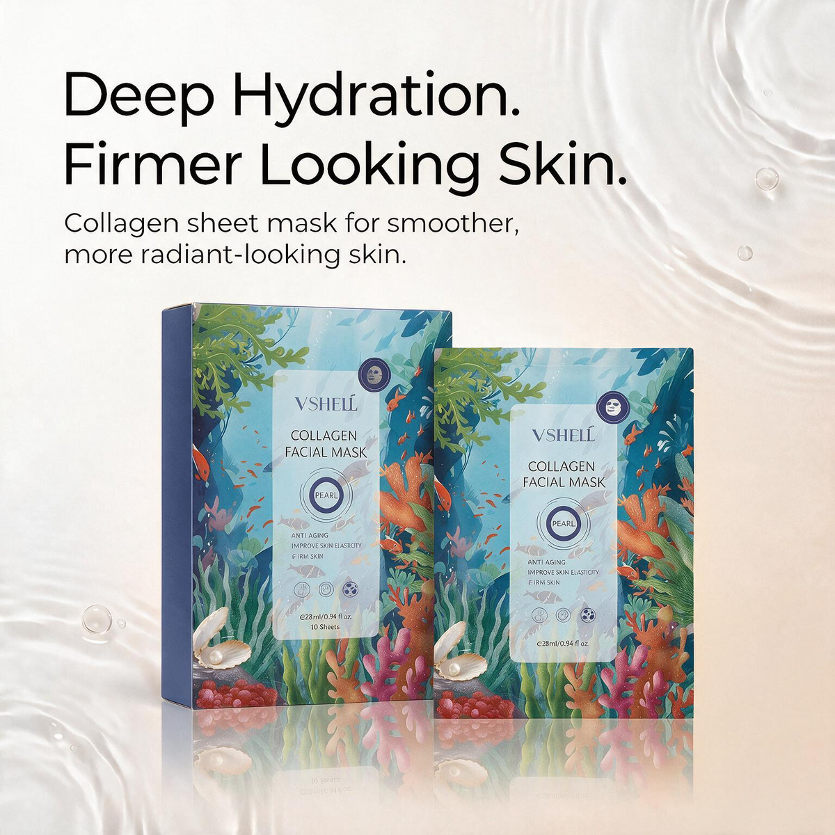 VSHELL Collagen firming face sheet mask product image