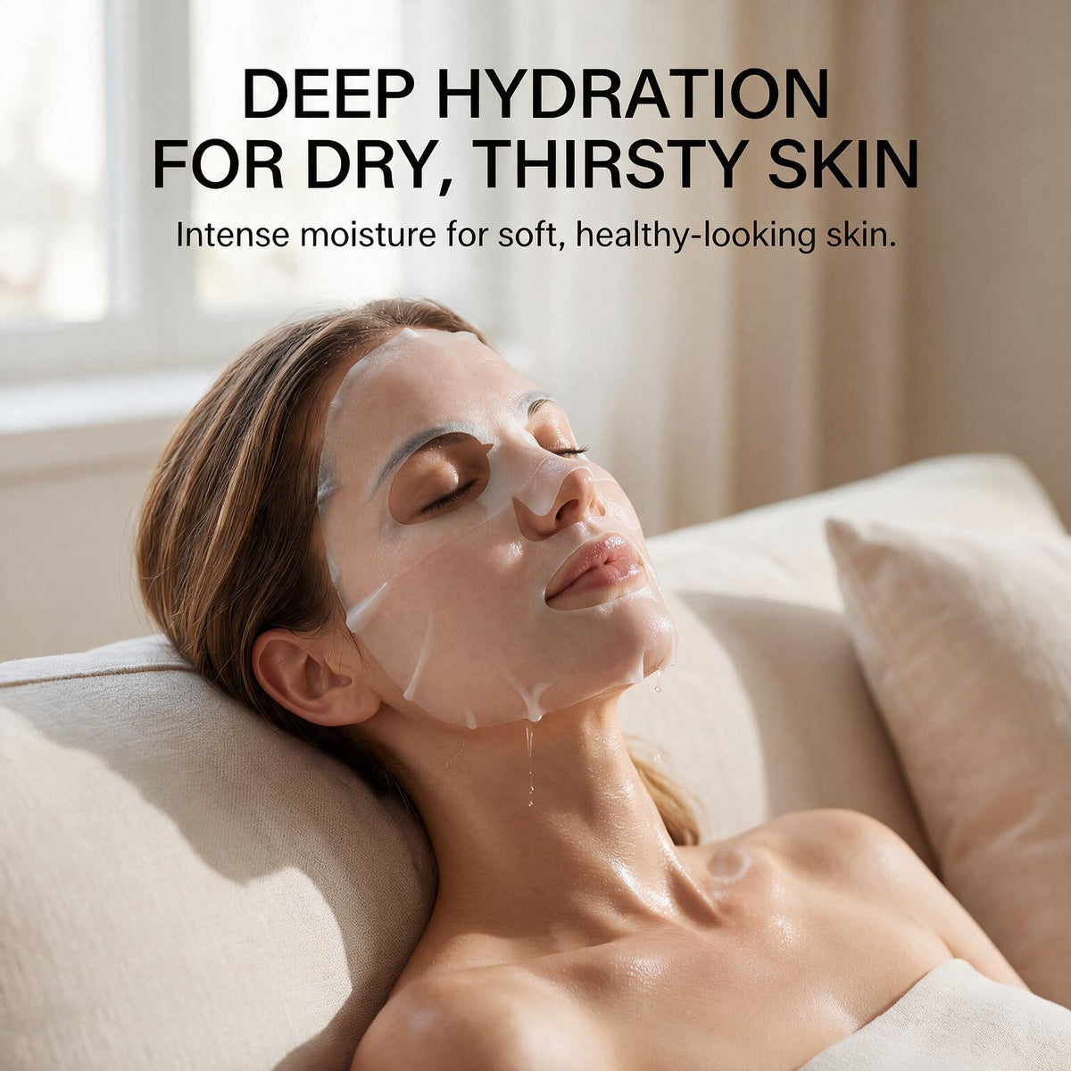 VSHELL Hyaluronic Acid hydrating face sheet mask product image