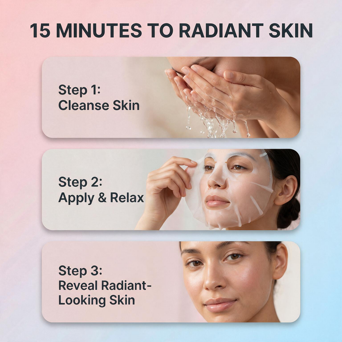 VSHELL Sakura brightening face sheet mask product image