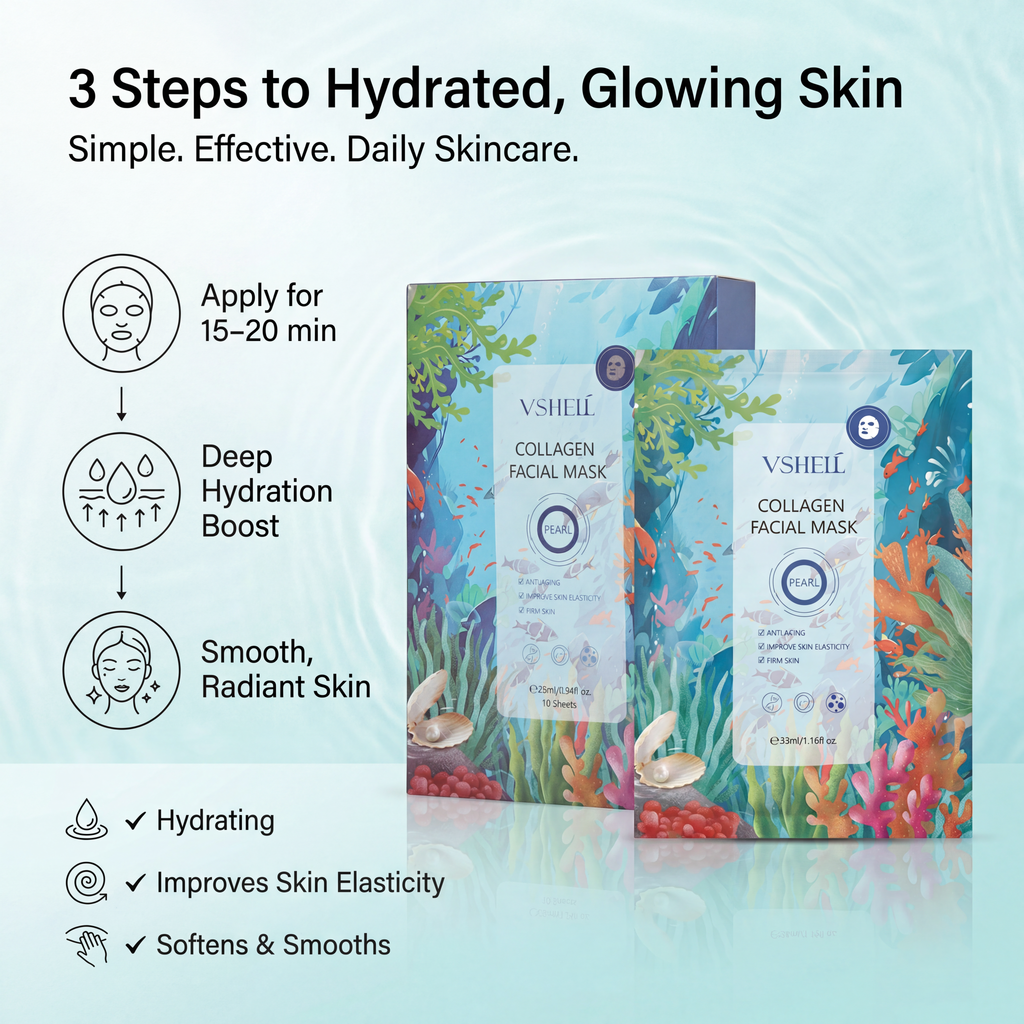 VSHELL Collagen firming face sheet mask product image