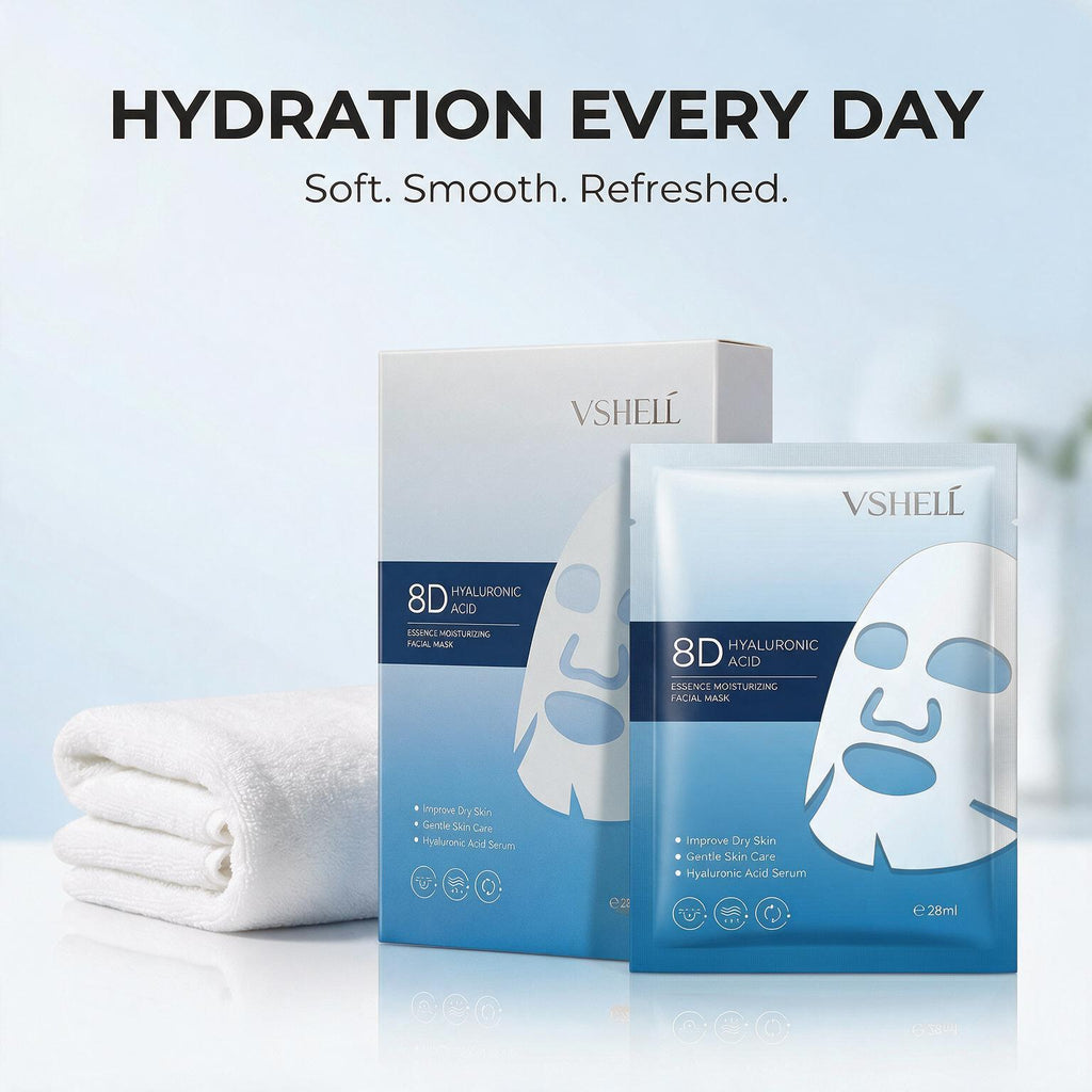 VSHELL Hyaluronic Acid hydrating face sheet mask product image